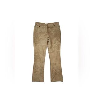 Isaac Mizrahi Sienna Soft Leather Bootcut Pants Women’s size 12